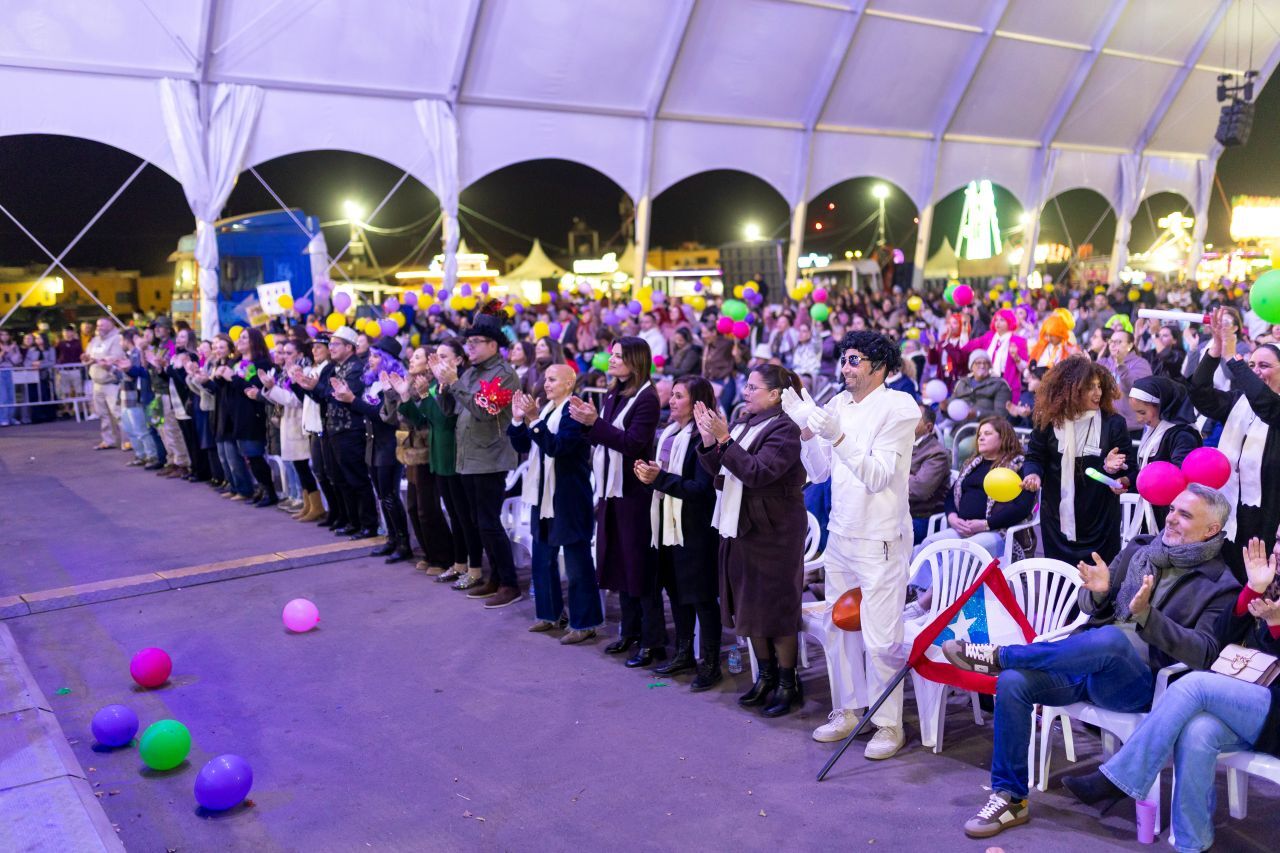 Público y autoridades, en elConcurso Insular de Murgas 2026.