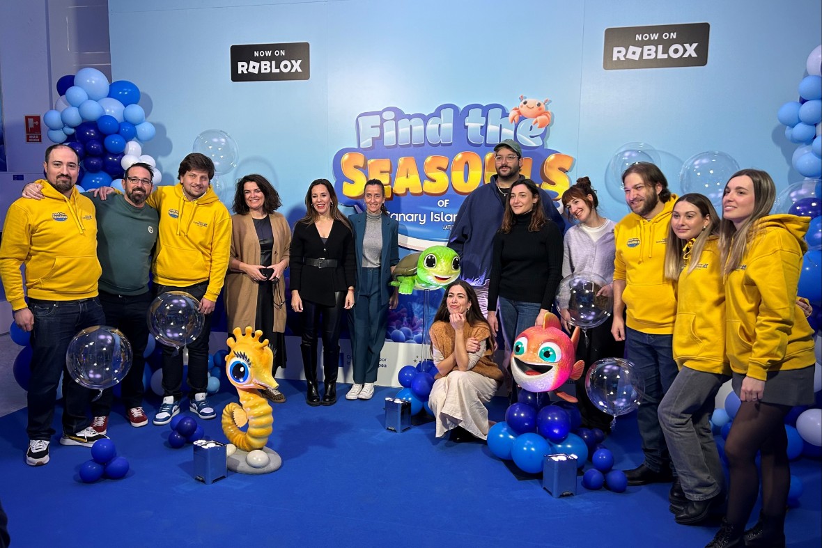 Acto de Turismo con el videojuego de Canarias en Roblox.