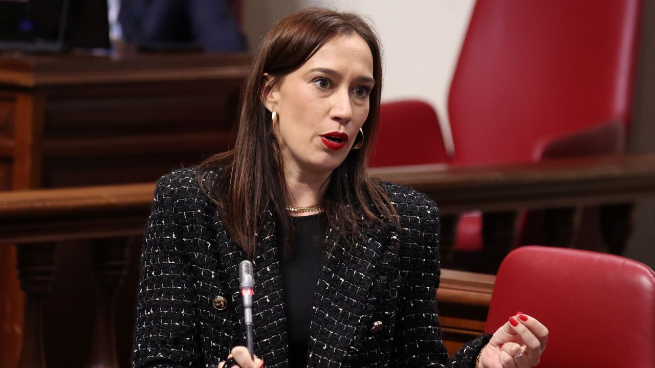 La presidenta del Grupo Parlamentario Socialista, Nira Fierro.