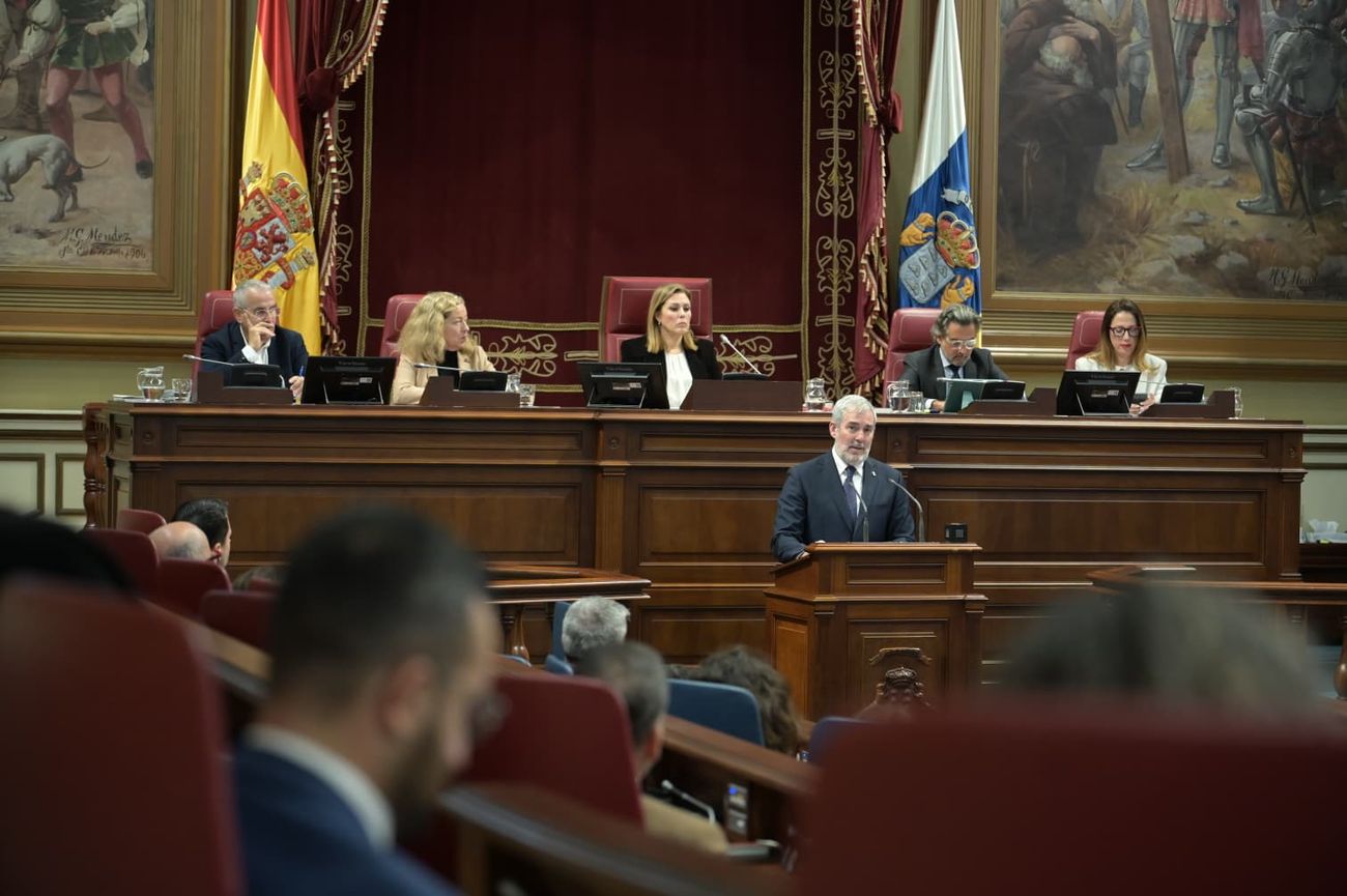 Clavijo interviene en la primera sesión del Debate sobre el Estado de la Nacionalidad de 2026.