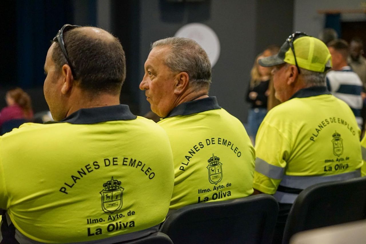 Integrantes de La Oliva Emplea.