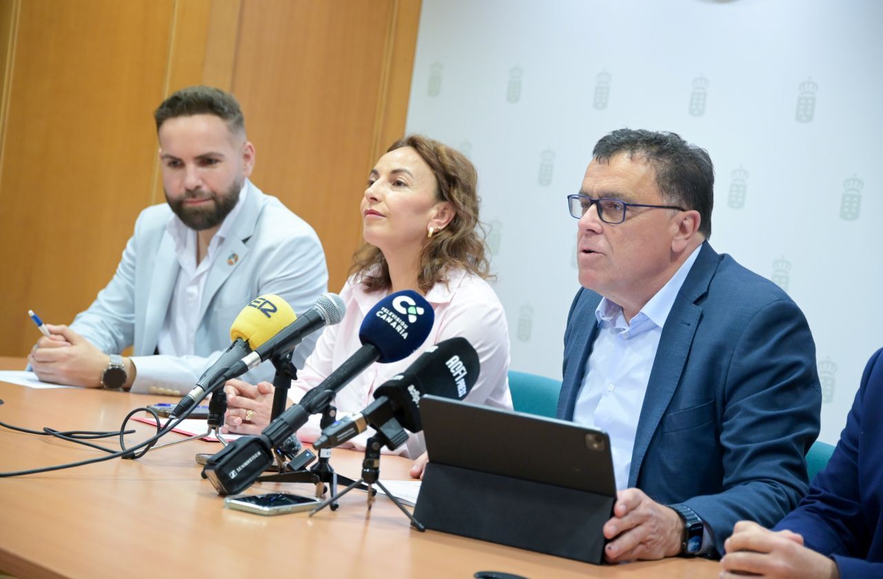 Manuel Miranda, en la presentación de los catálogo.