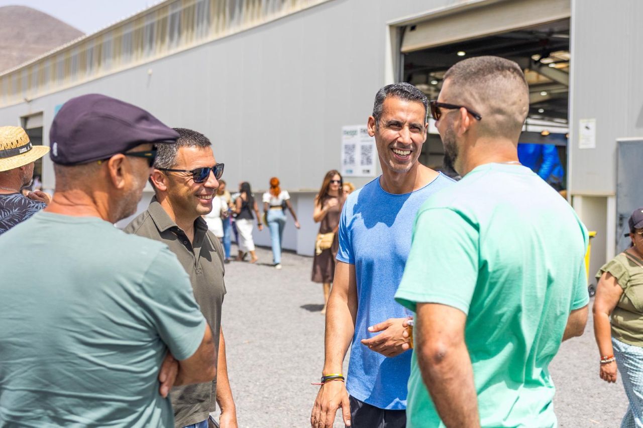 Alcalde y concejal de La Oliva en Feaga.