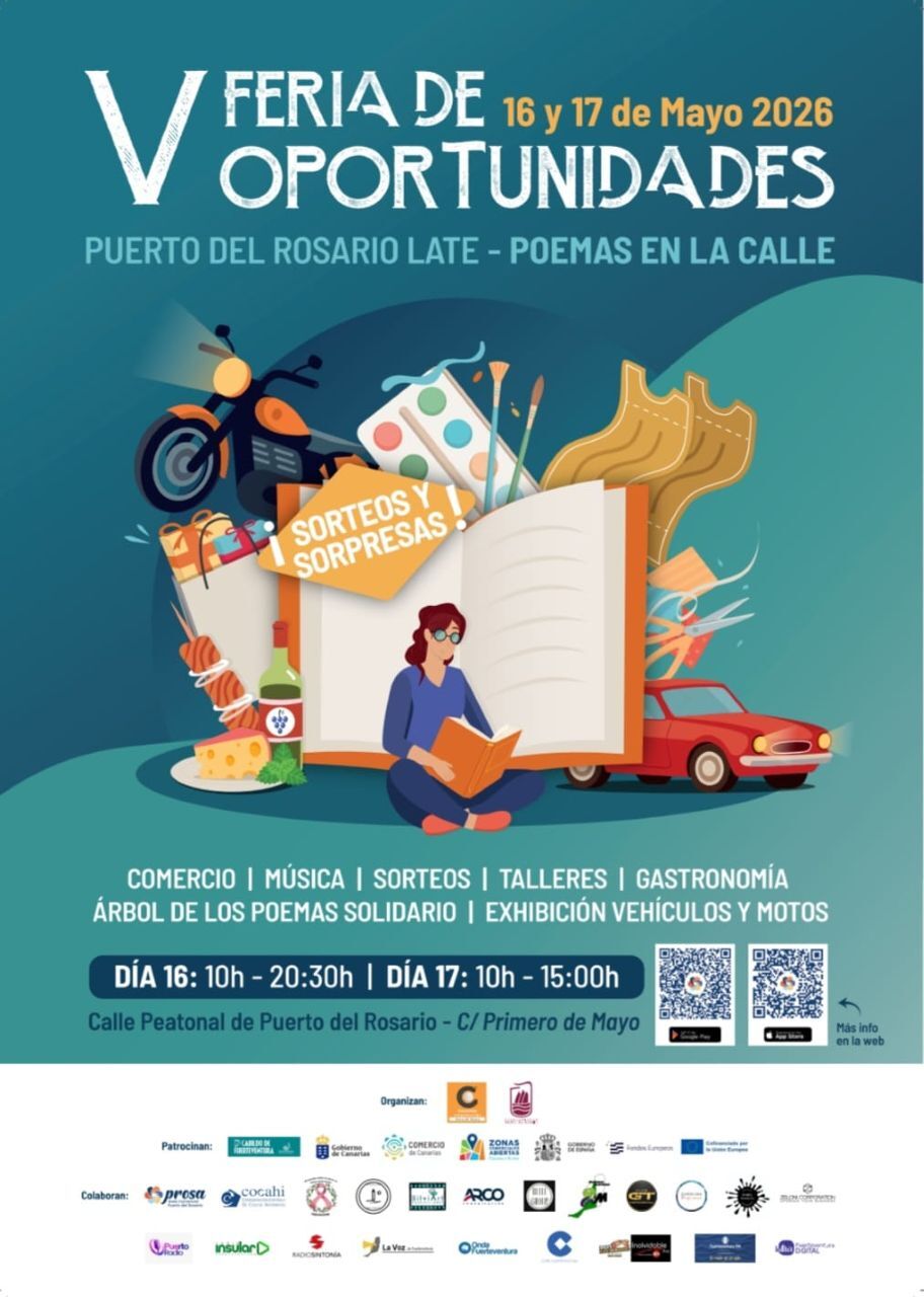 Cartel de la V Feria de Oportunidades.