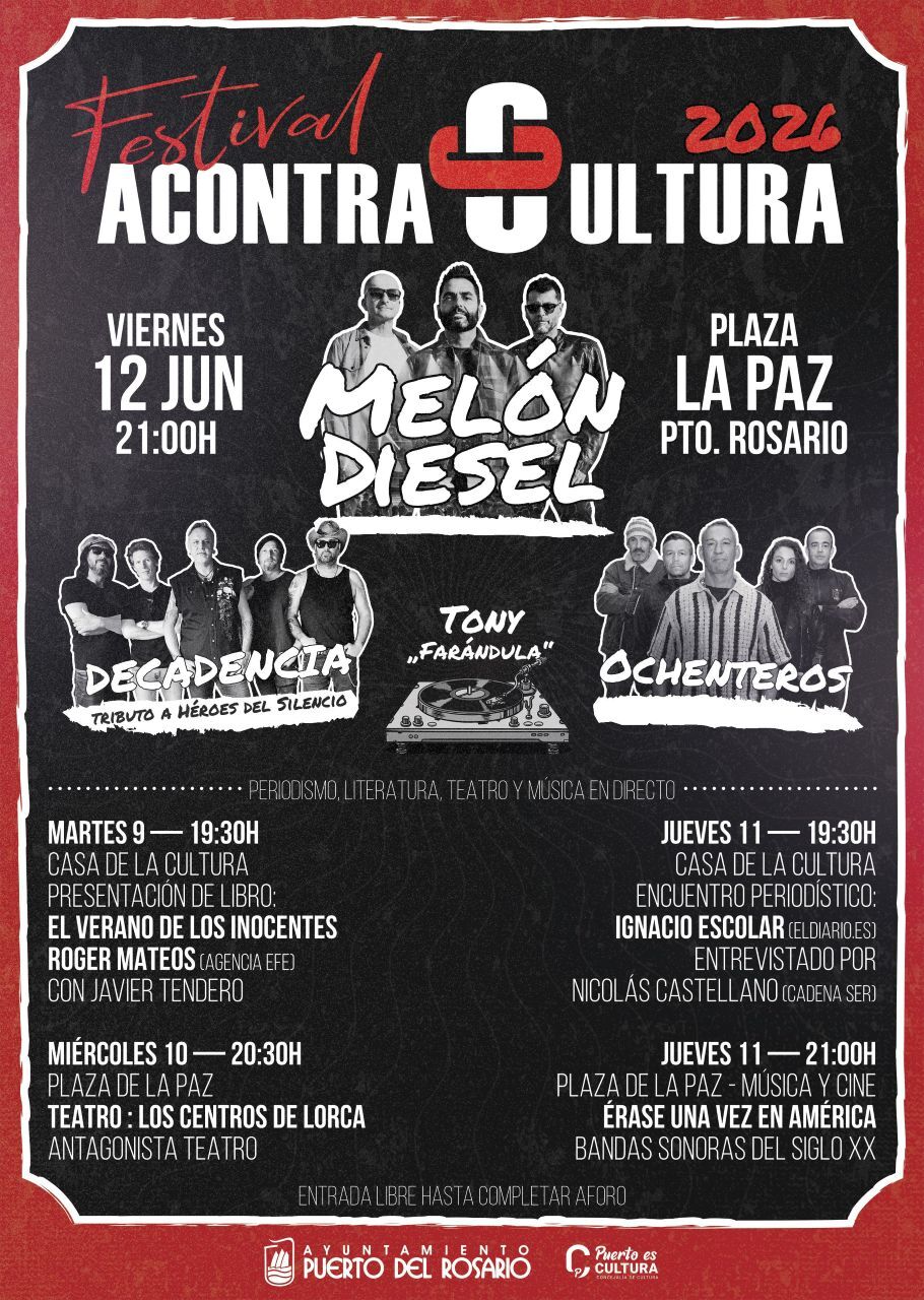 Cartel del festival A CONTRACULTURA 2026.