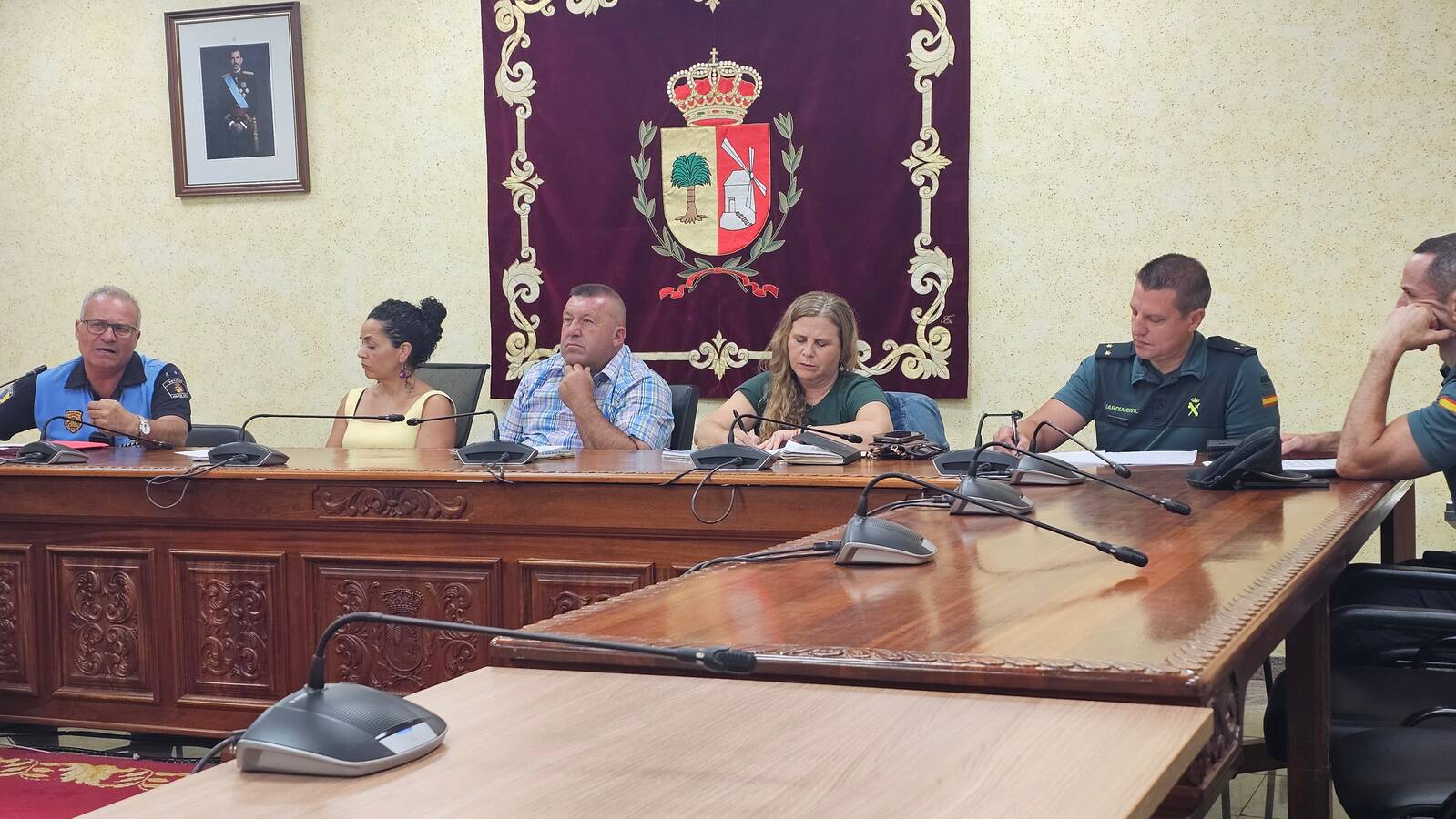 Junta de Seguridad de Antigua, en mayo de 2026.