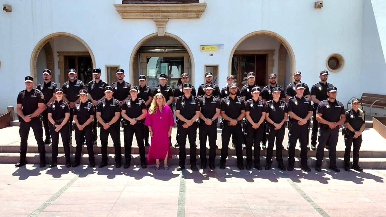 Recepción en Fuerteventura de los nuevos agentes de Policía Nacional.