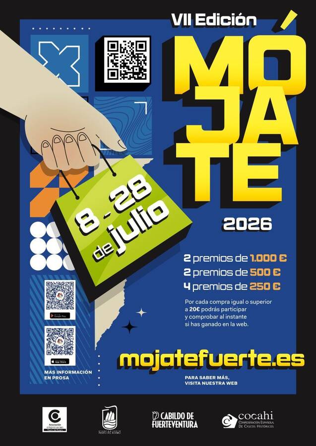 Cartel de la campaña comercial Mójate 2026.