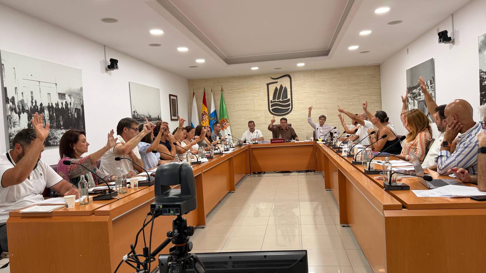 Votación sobra las tasas de residuos en el pleno ordinario de julio en la capital majorera.