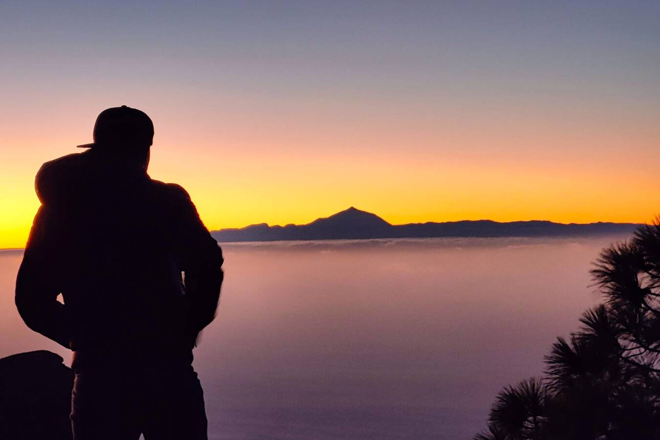 El Teide desde Gran Canaria, al atardecer | ©Fuerteventura Digital.