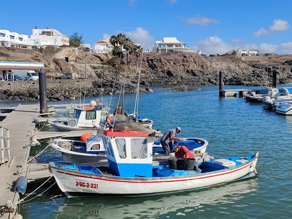 Pantalanes del Muelle de El Cotillo, en 2023