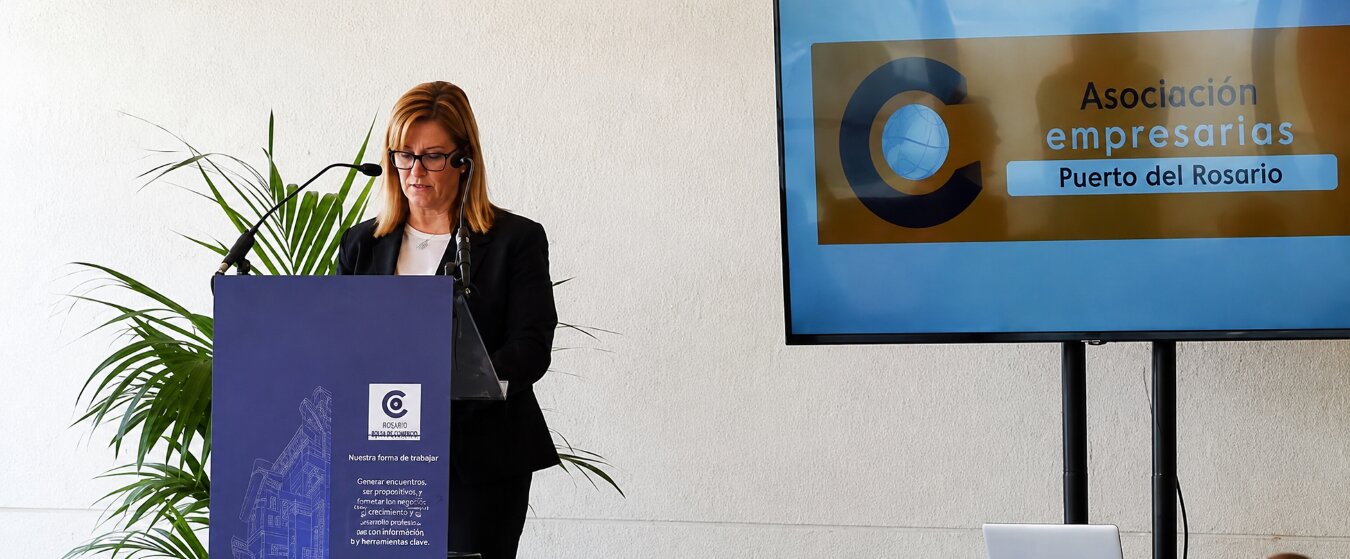 La presidenta de los empresarios en la capital, Daniela Plotegher.